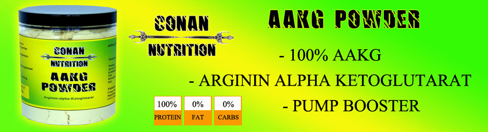 CONAN NUTRITION AAKG Banner