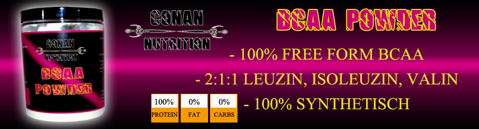 Banner Conan Nutrition BCAA POWDER