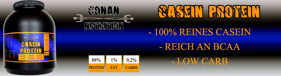 Conan Nutrition casein banner