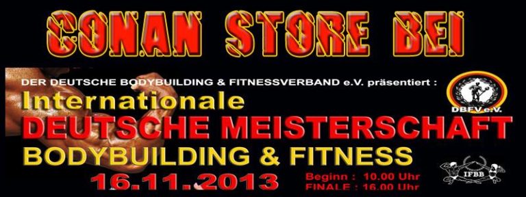 CONAN STORE BEI INT. DEUTSCHE MEISTERSCHAFT 2013 - CONAN SPORTS